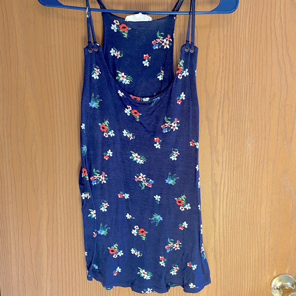 Pink Rose double spaghetti strap tank
